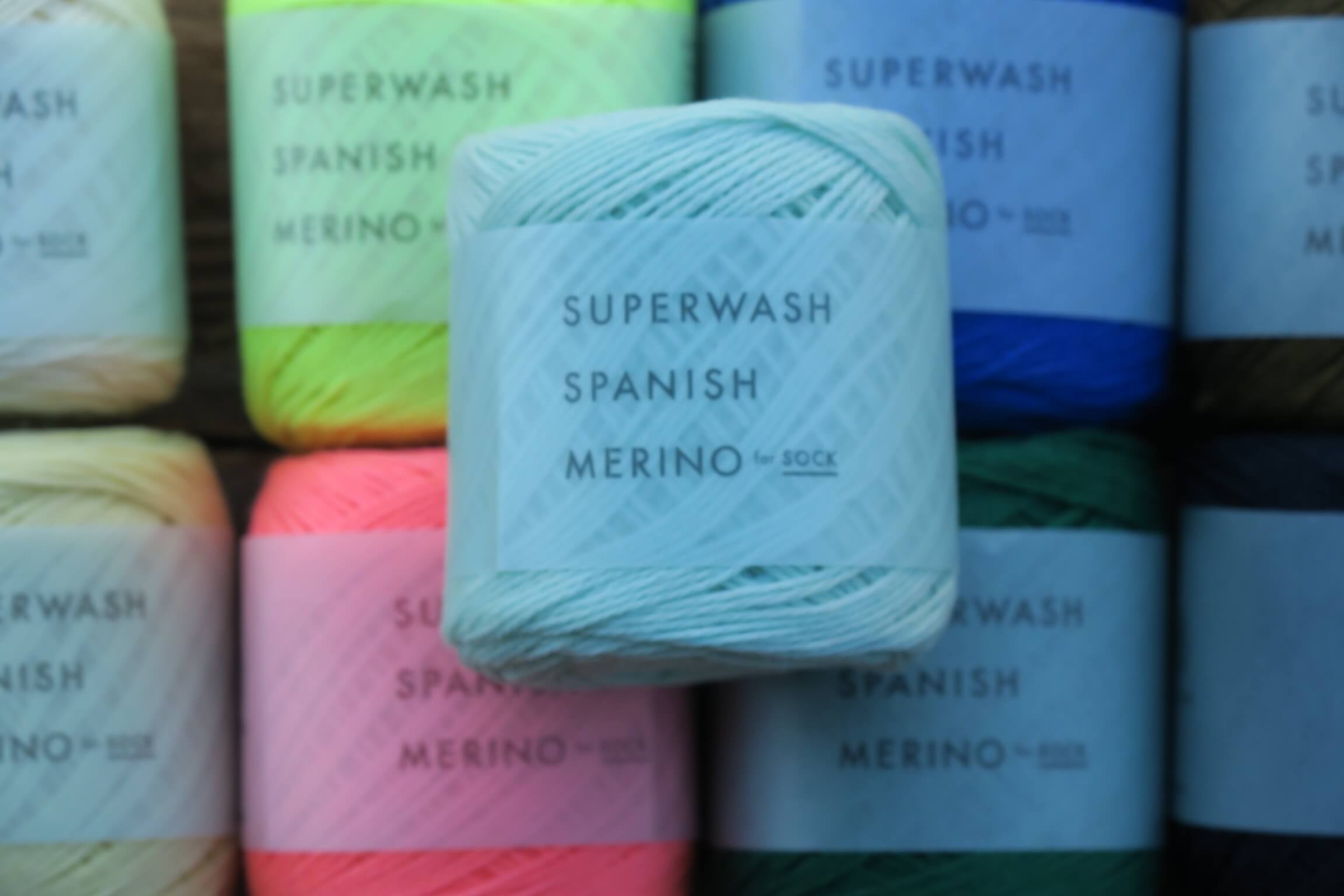2023年秋冬の新糸 「SUPERWASH SPANISH MERINO for sock」