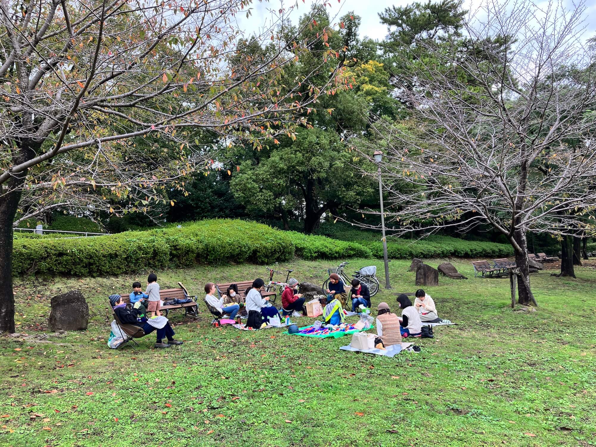 【イベント終了】11月10日(日) 「Knit OUT!!お外でニッティング」in the Park