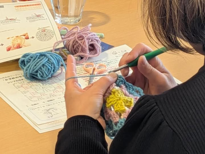 満席　3月20日(金祝)「春分のかぎ針編み始めよう会」