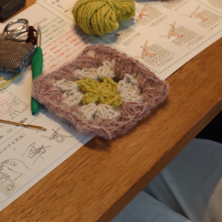 満席　3月20日(金祝)「春分のかぎ針編み始めよう会」