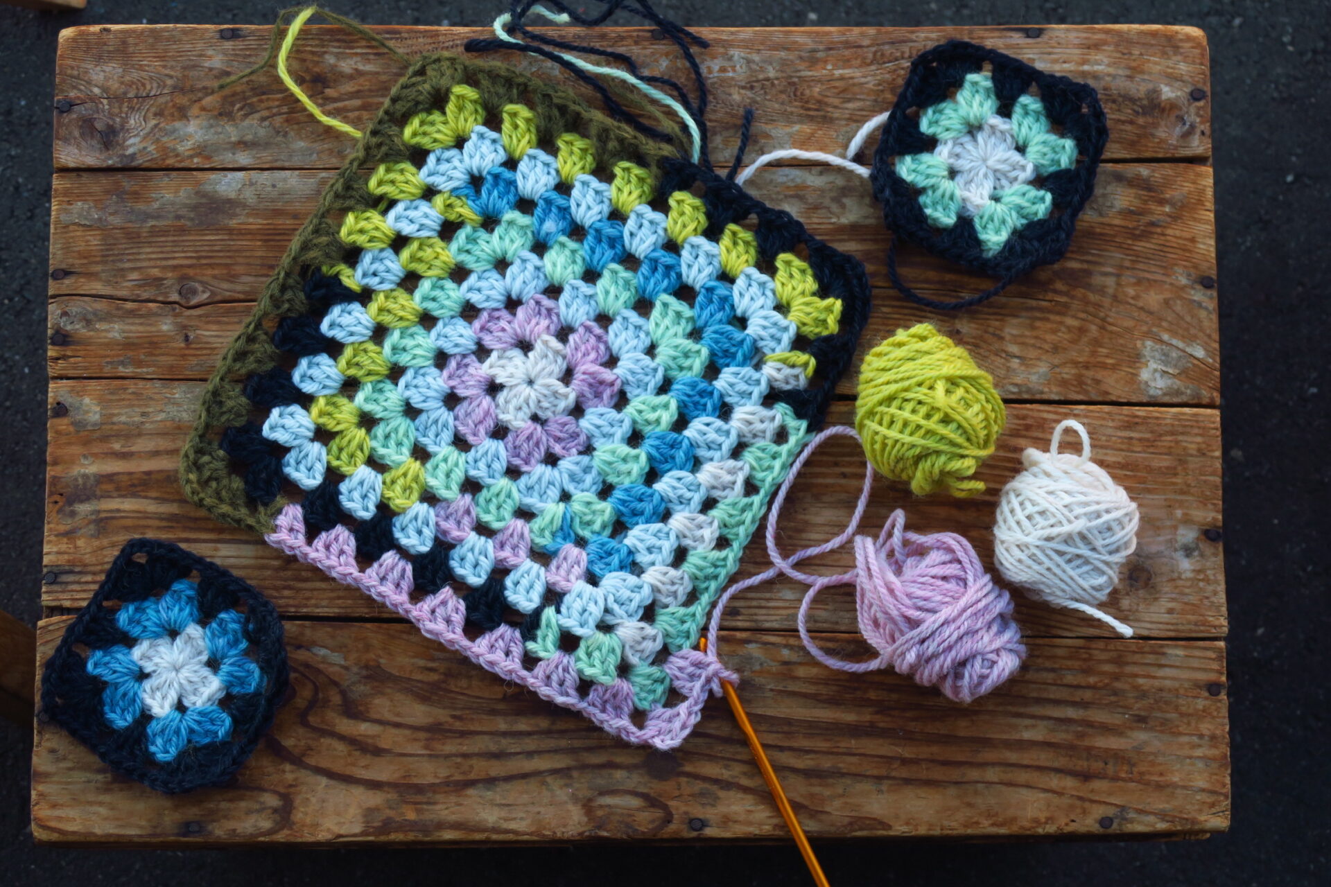 4月18日(土)「新年度に編み物始めたい人のケイトマミレーかぎ針編」